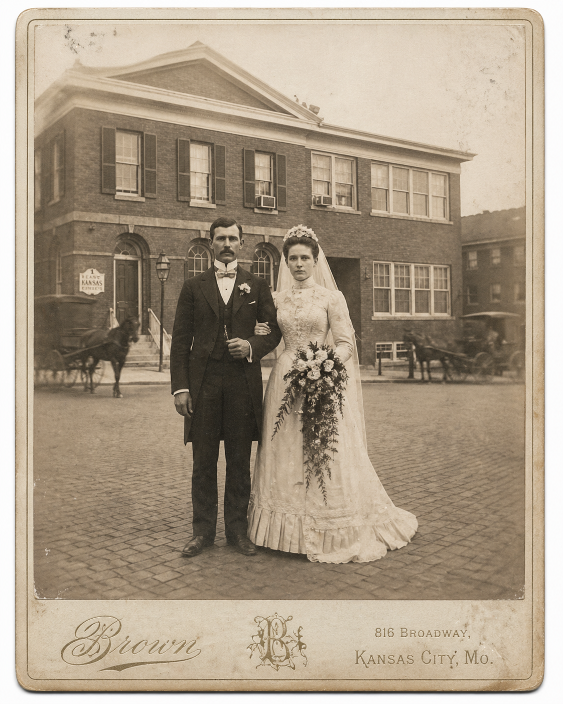 Sepia-toned gathering inside Castle Hall